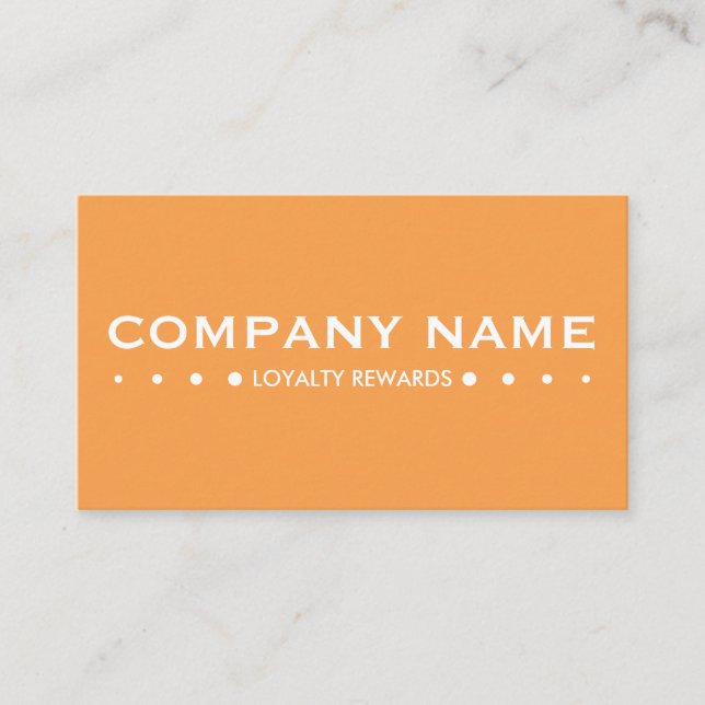 LOYALTY pyramid stamp card (colour customizable) (Front)