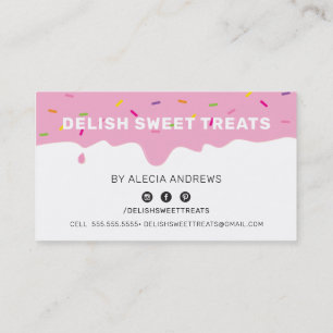 LOYALTY REWARDS cute frosting drip sprinkles Card