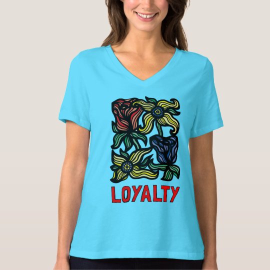"Loyalty" Women's Relaxed Fit V-Neck T-Shirt