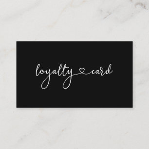 Loyauté 10 Carte de visite de Nails Lashes