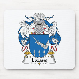 Lozano Family Crest Mouse Pad