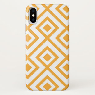 Lozenge shaped geometric pattern iPhone x case