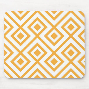 Lozenge shaped geometric pattern mouse pad