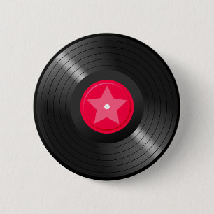 LP Record02 2 Inch Round Button