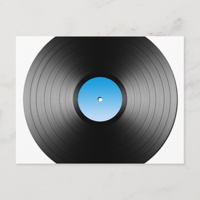 LP Record Postcard (Front)