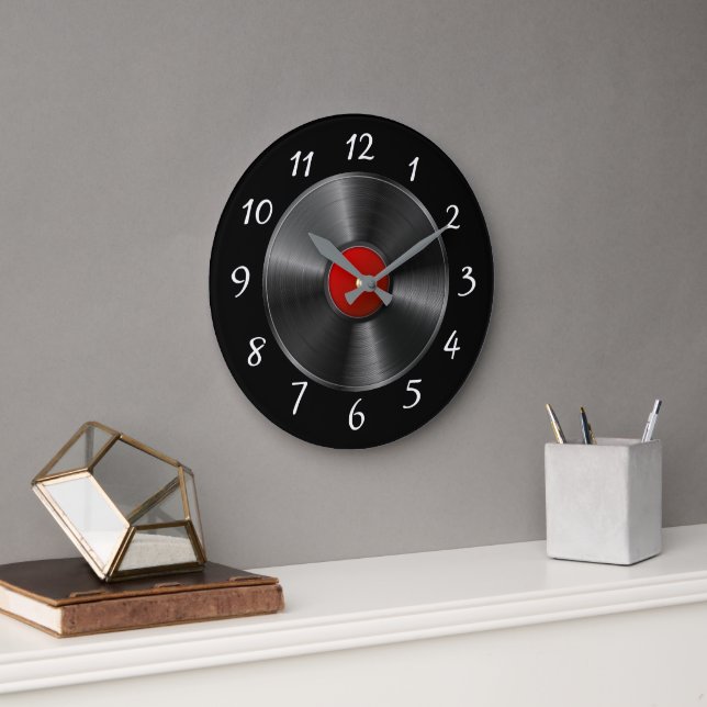 LP record Wall Clock (Office)
