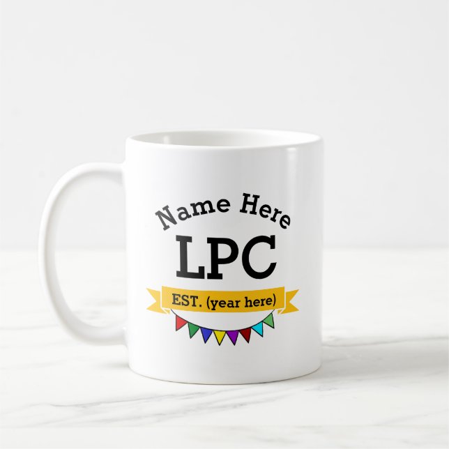 LPC Mug Licensed Professional Counsellor  (Left)