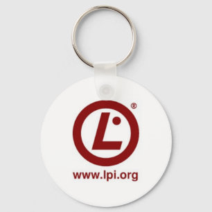 LPI Logo Button Keychain