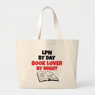 LPN Book Lover Large Tote Bag