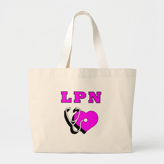 LPN Care Large Tote Bag (Front)