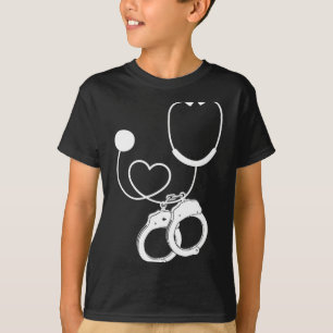 Lpn Correctional Nurse Nursing Stethoscope Officer T-Shirt