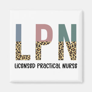 LPN Licensed Practical Nurse LPN Graduation Gift Magnet