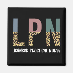 LPN Licensed Practical Nurse LPN Graduation Gift Magnet