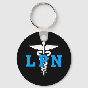 LPN Medical Symbol Keychain
