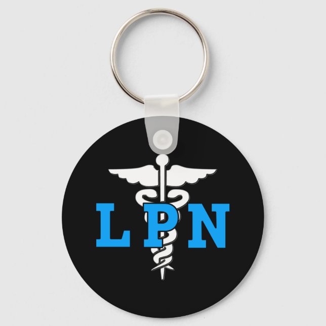 LPN Medical Symbol Keychain (Front)