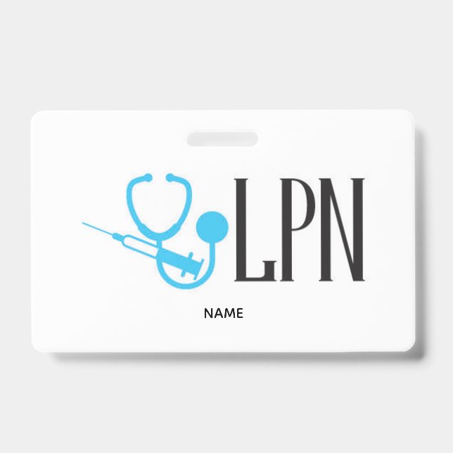 LPN Name Badge (Front)