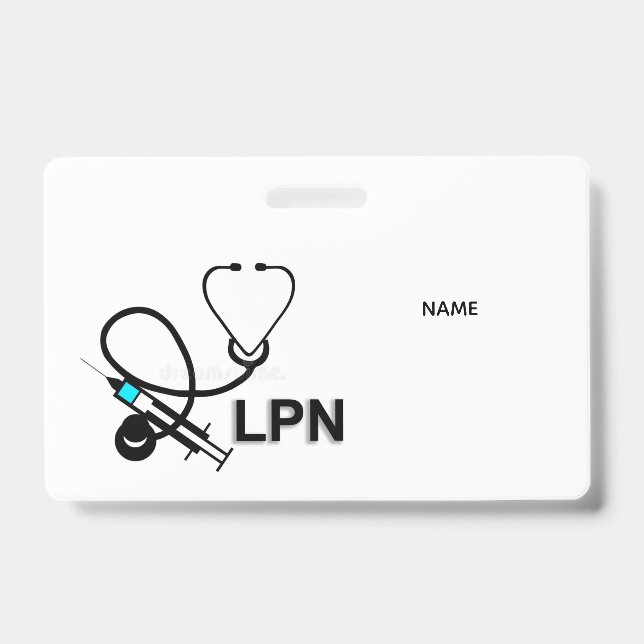 LPN Name Badge (Front)