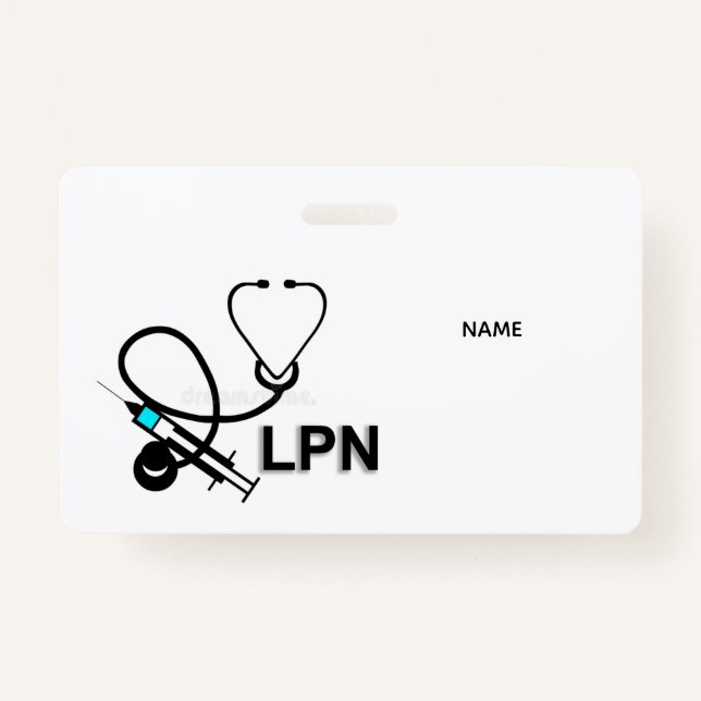 LPN Name Badge (Front)