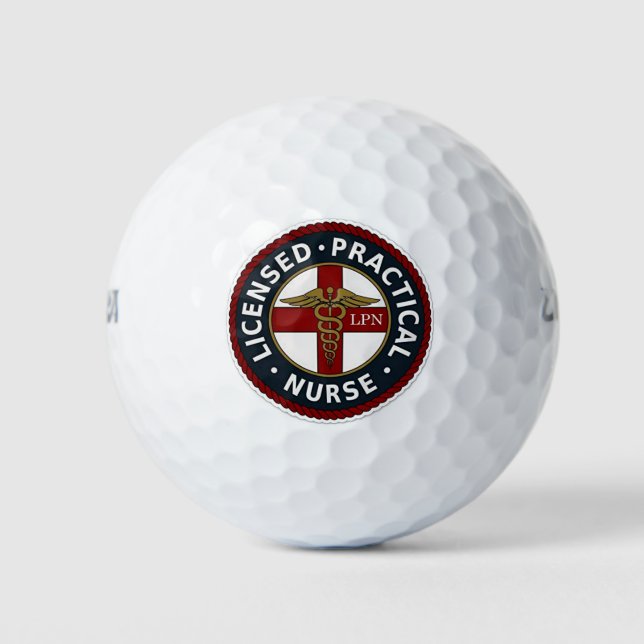 LPN Nurse Golf Balls (Front)