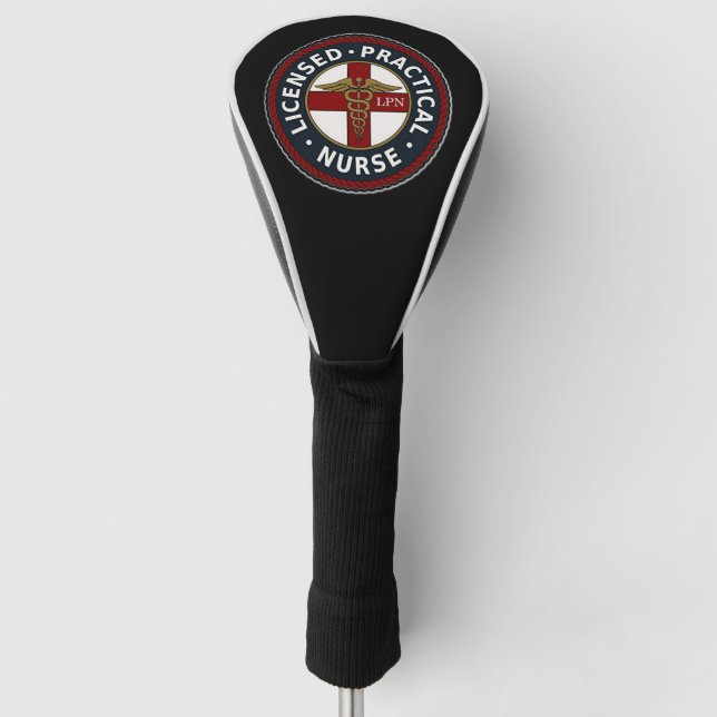 LPN Nurse Golf Head Cover (Front)