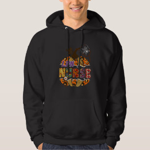 Lpn Nurse Stethoscope Nursing Halloween Pumpkin Le Hoodie