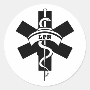 LPN Nurses Classic Round Sticker