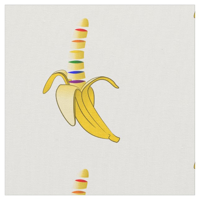 LQBQT Pride Humourous Banana Fabric (Close Up)