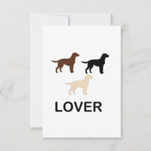 LR lover all colours silhouette Thank You Card