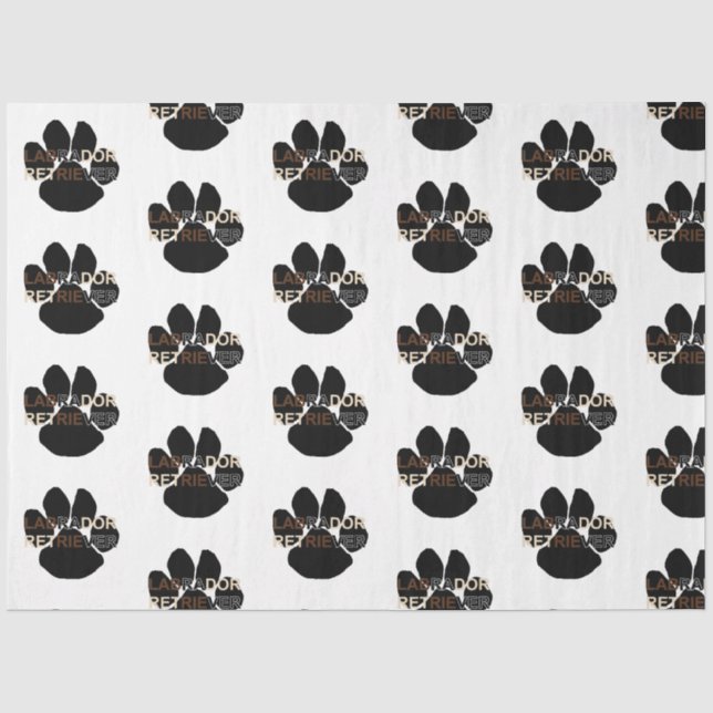LR name paw Tissue Paper (Front)