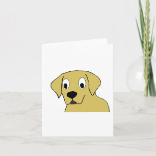 LR yellow cartoon head Card