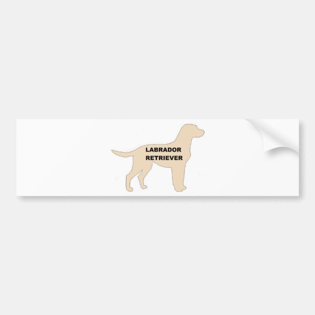 LR yellow name silhouette Bumper Sticker (Front)