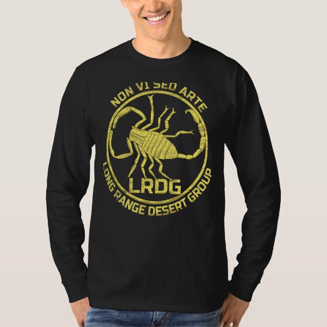 Lrdg British Special Force Range Desert Group Brit T-Shirt (Front)