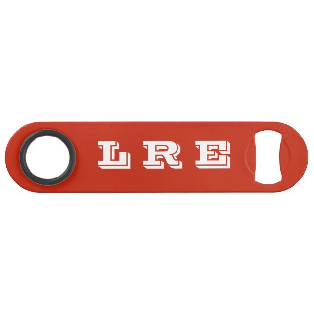 LRE Lake Riverside Estates Bottle opener Bar Key (Front (Horizontal))