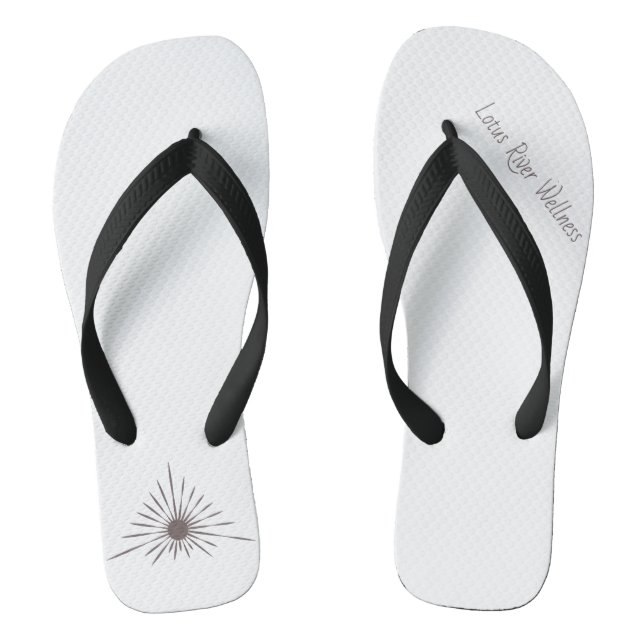 LRW Sun Logo Bronçonnets de tongs de marque (Semelle)