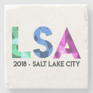 LSA 2018 Annual Meeting Marble Stone Coaster