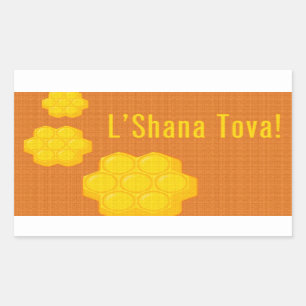 L'Shana Tova Honeycombs Sticker