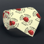 L'Shana Tovah... (Happy Jewish New Year) Tie<br><div class="desc">Translation of the Hebrew text: "For a good year, may you be inscribed and sealed, immediately, for a good life and for peace." Jewish Expressions offers a shopping experience as you will not find anywhere else. Welcome to our store. Tell your friends about us and send them our link: http://www.zazzle.com/YehudisL?rf=238549869542096443*...</div>