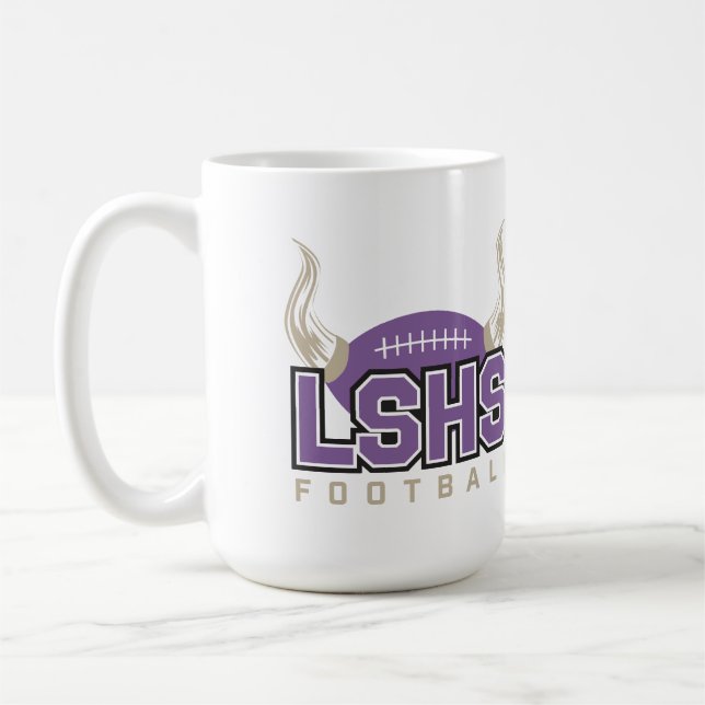 LSHS Vikings Football Coffee Mug (Left)