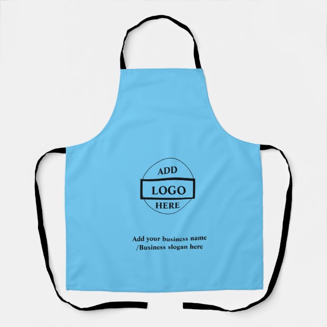LSimple elegant custom logo here company    Apron (Front)