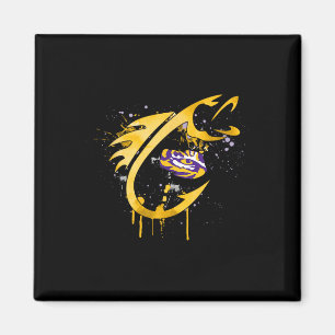 Lsu Tigers Fishing Fish Hook  Magnet