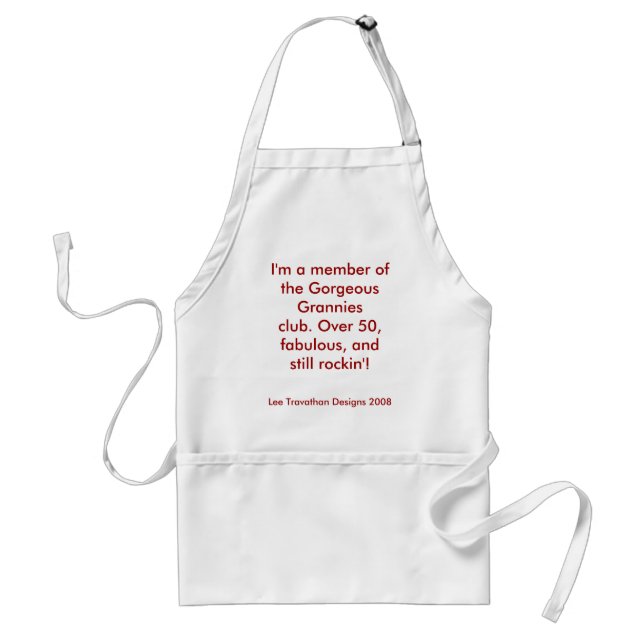 LT Apron - The Gorgeous Grannies Club (Front)