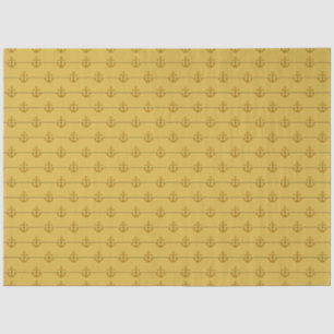 Lt Blue and Gold Nautical Series Design 3 Tissue Paper
