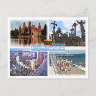 LT Trakai - Siuliai Hill of Crosses - City Centre Postcard