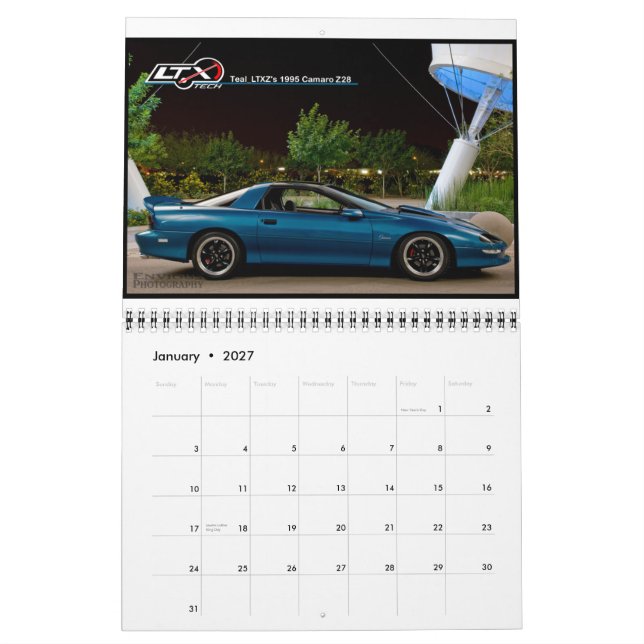 LTxTech.com's 2013  Calendar (Jan 2027)