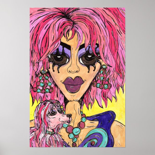 Lu Lu Lashes and Lady Lana Poster (Front)