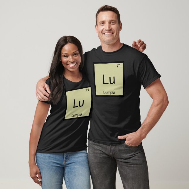 Lu - Lumpia Funny Chemistry Element Symbol Tee (Unisex)