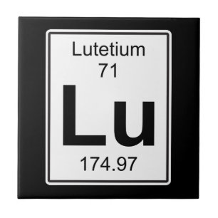 Lu - Lutetium Tile