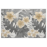 Luana Watercolor Tropical Neutral Floral Fabric