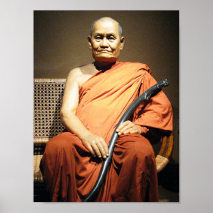 Luang Poo Cha Subhaddho ... Buddhist Monk Poster