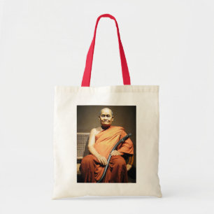 Luang Poo Cha Subhaddho ... Buddhist Monk Tote Bag